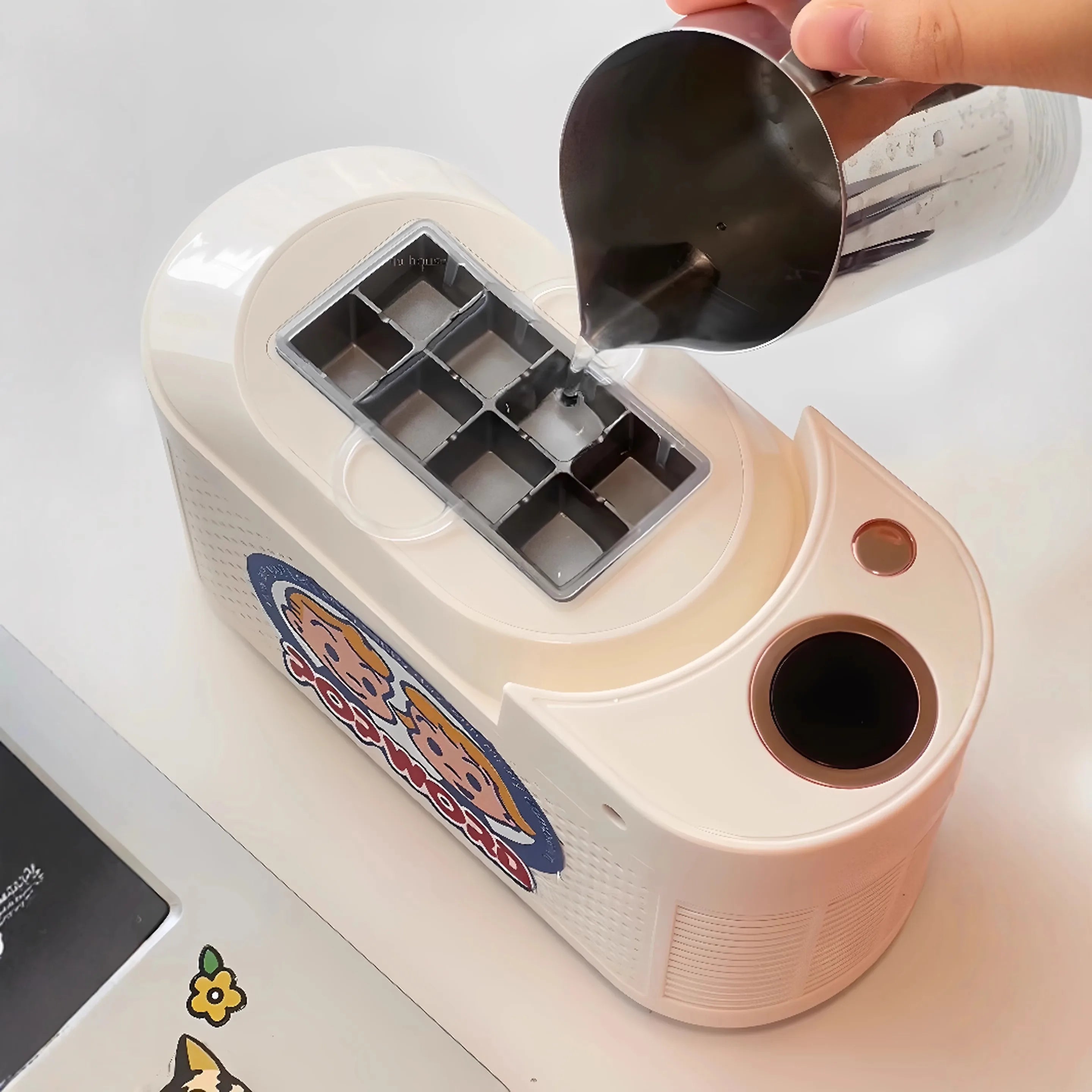 12V 120W Small Mini Dormitory Office Ice Cube Maker