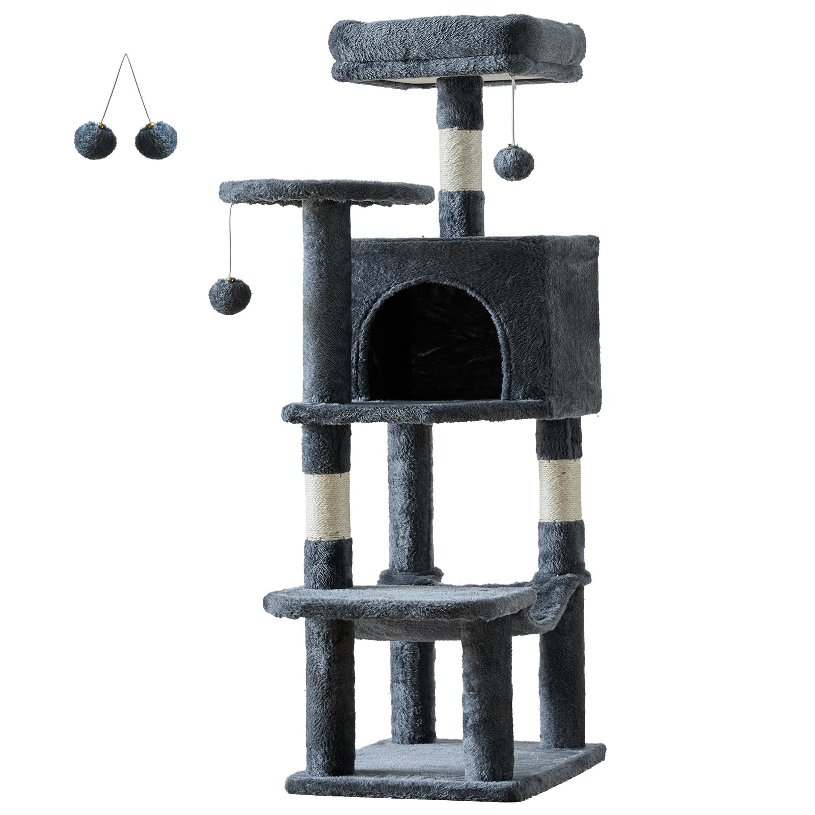Tall Multi-Cat Climbing Cat Tree