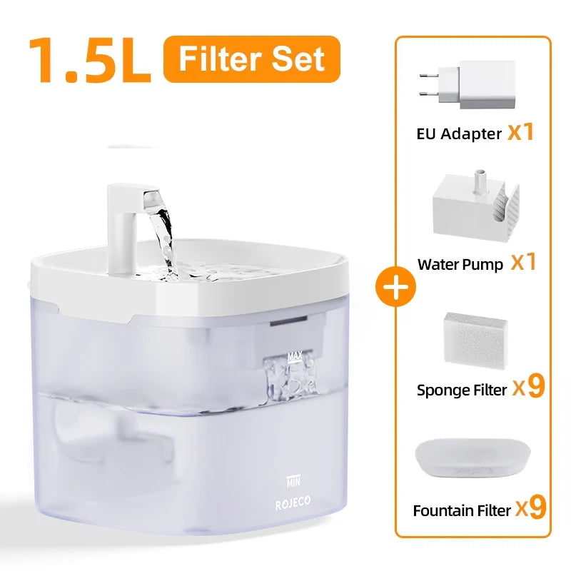 Smart Cat Water Fountain Automatic