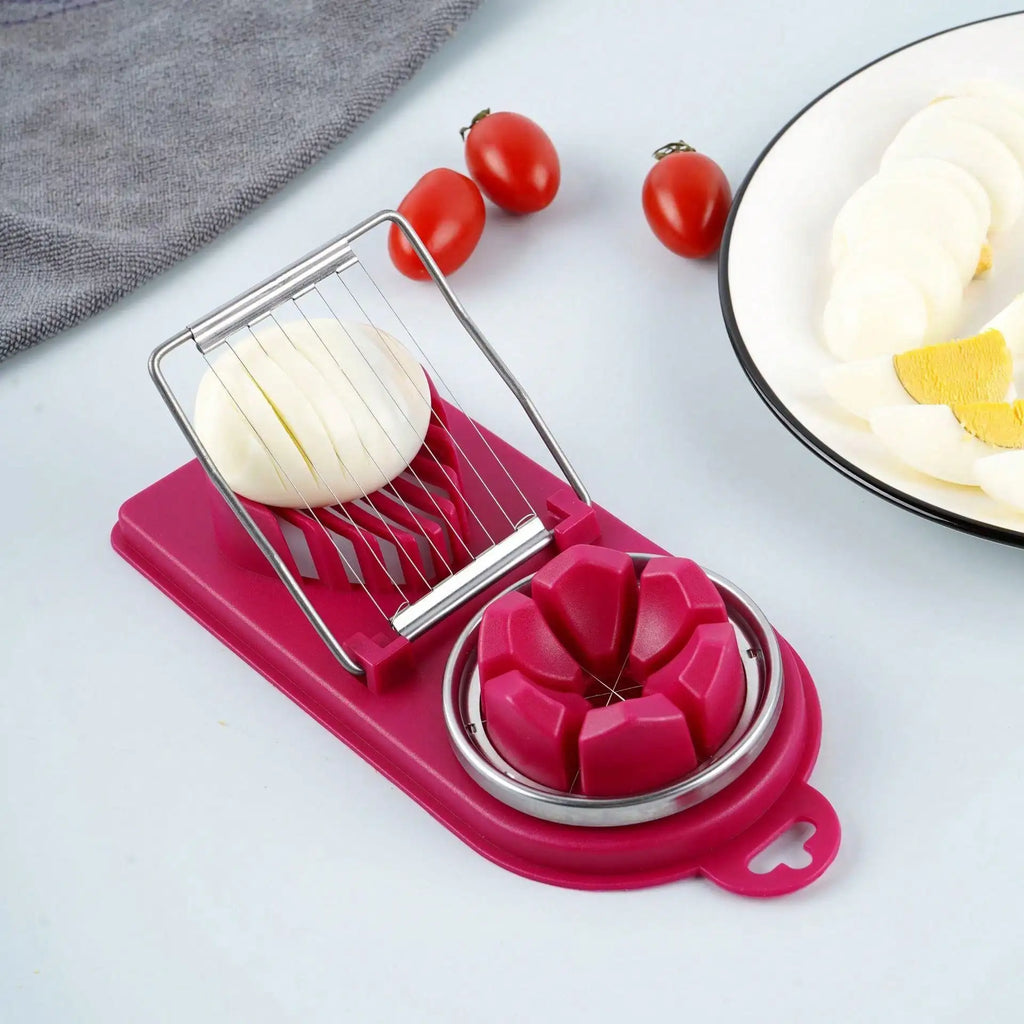 Multifunctional PP Base egg cutter 2-in-1