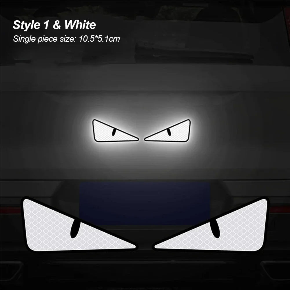 2pcs Car Reflective Safety Warning Tape