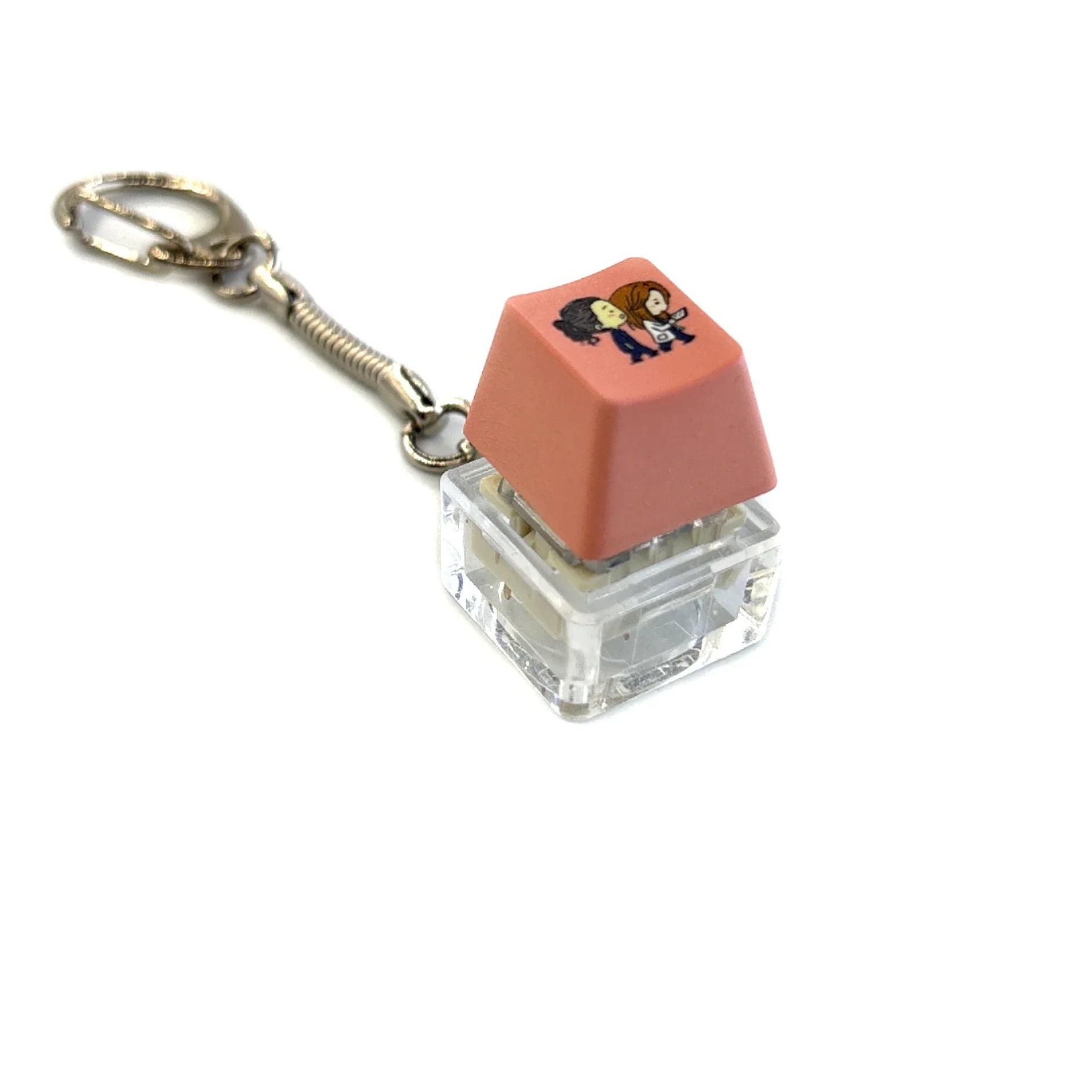 Decompression Keychain Keyboard Button