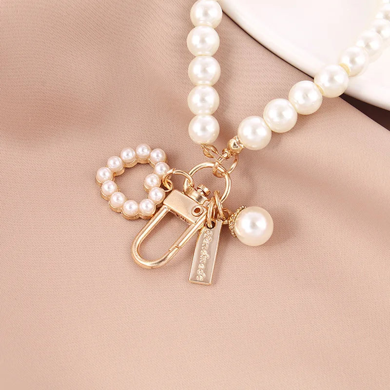 Cute Pearl Keychain