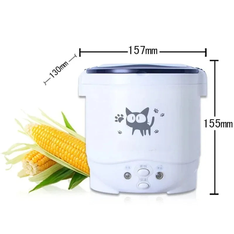 Electric Mini Rice Cooker Portable