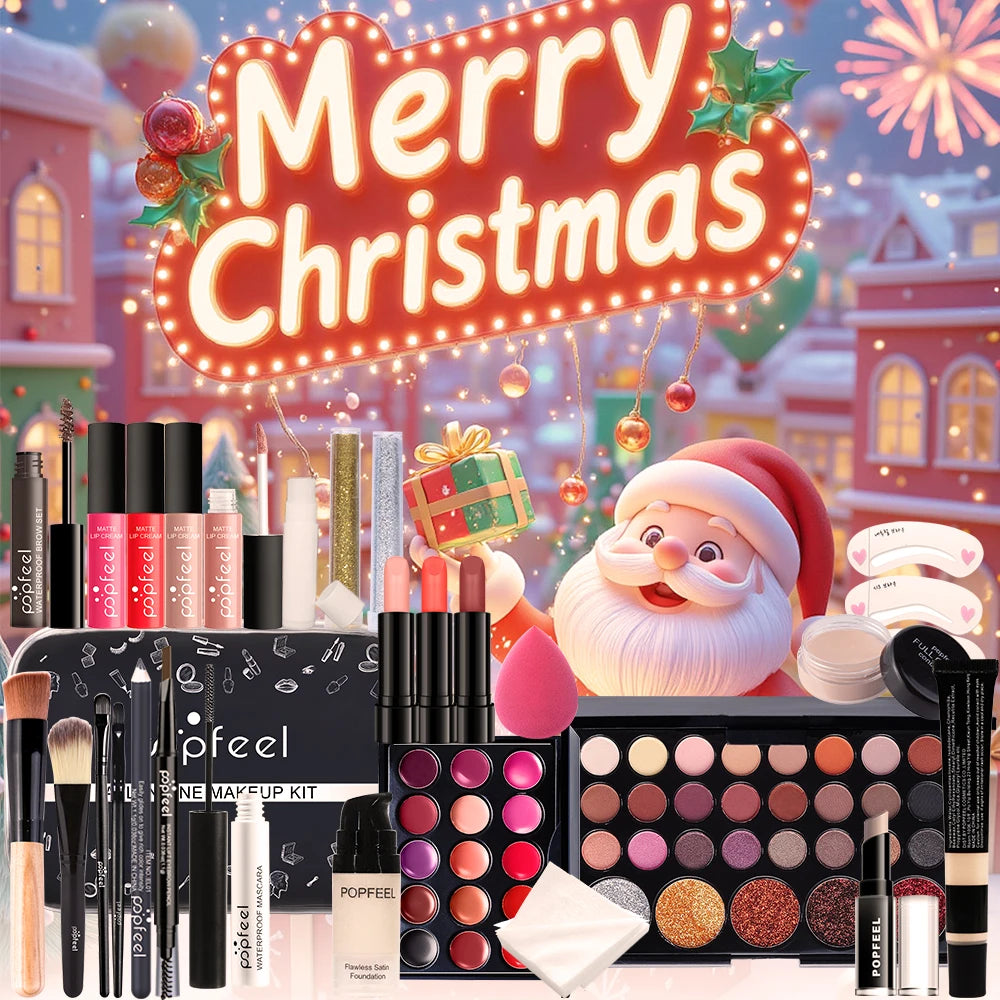 POPFEEL Complete Christmas Makeup Set