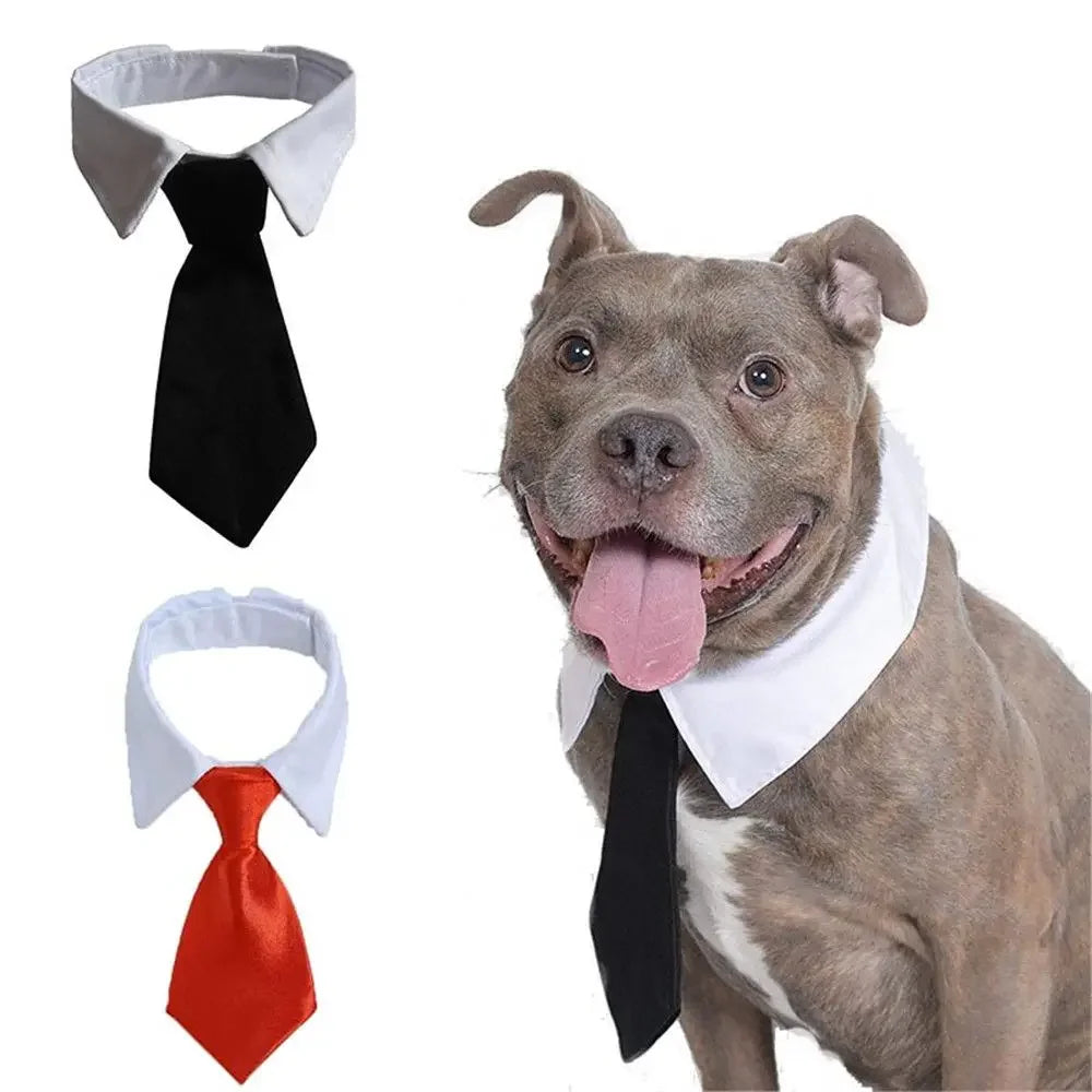 Pet Dog Cat Formal Necktie Tuxedo