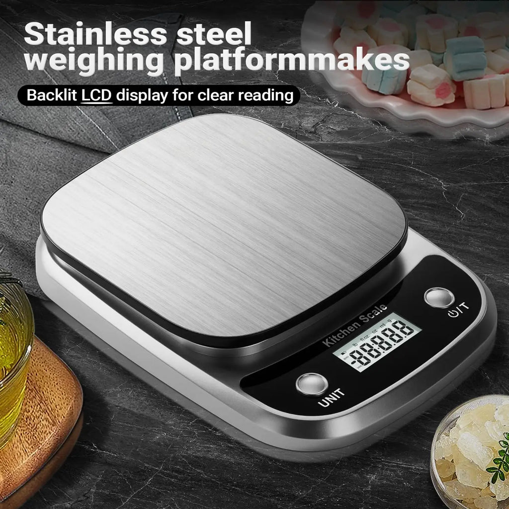 Digital Kitchen Scale Stainless Steel