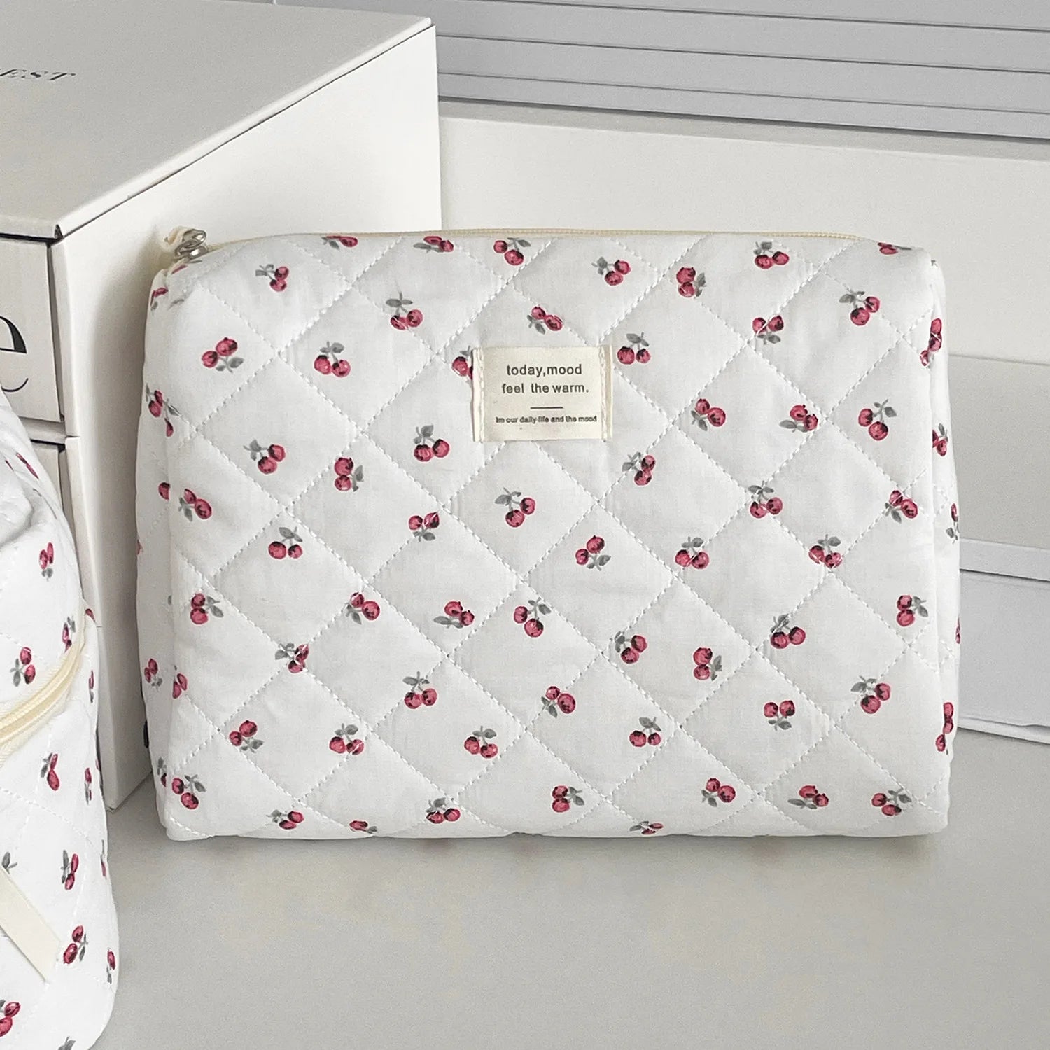 Cherry Makeup Bag Women's