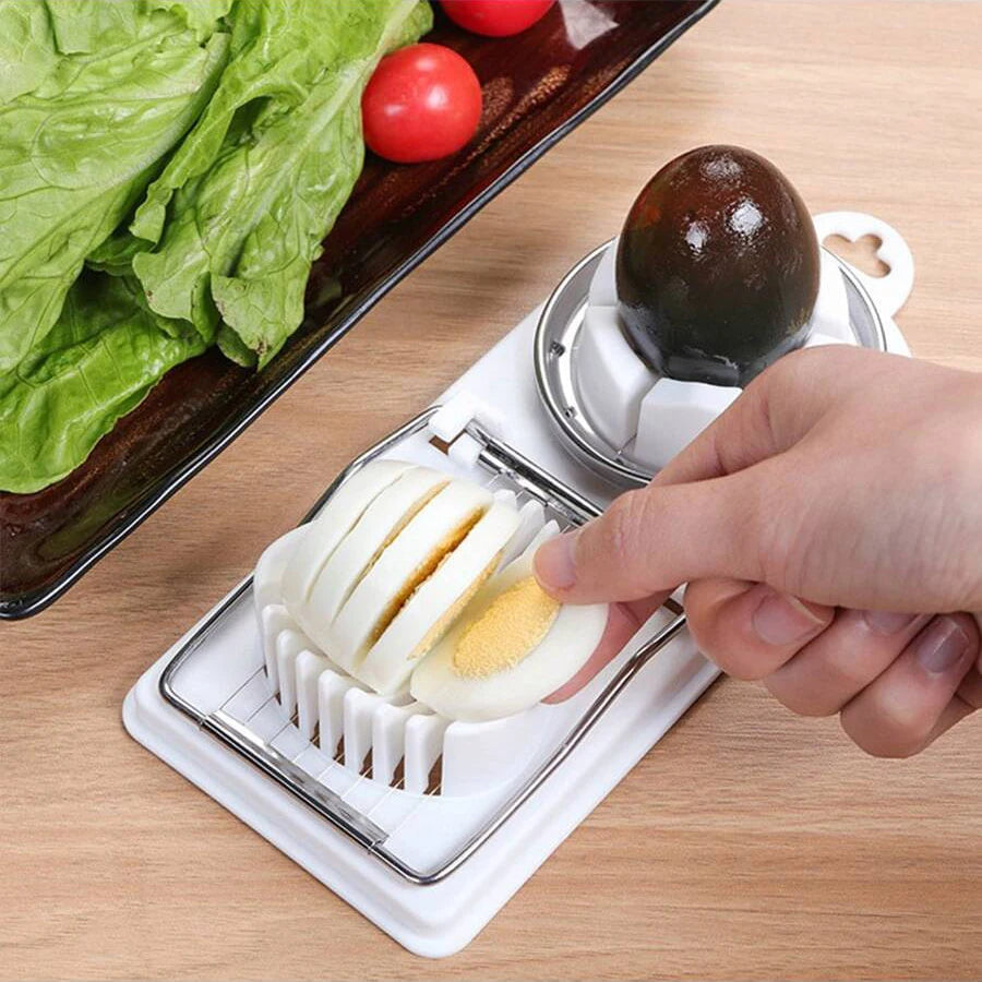 Multifunctional PP Base egg cutter 2-in-1