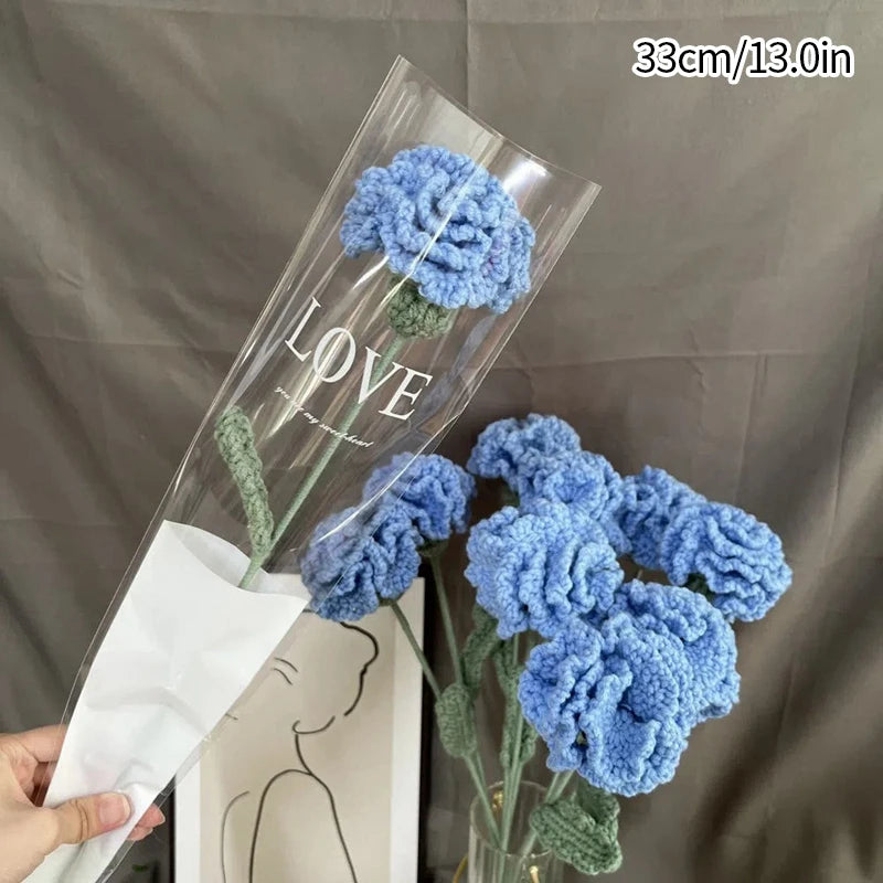 1pc Tulip Crochet Flowers Artificial