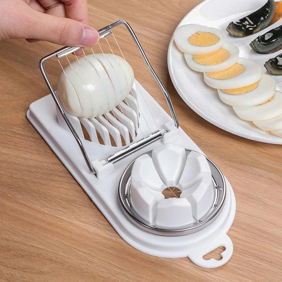 Multifunctional PP Base egg cutter 2-in-1