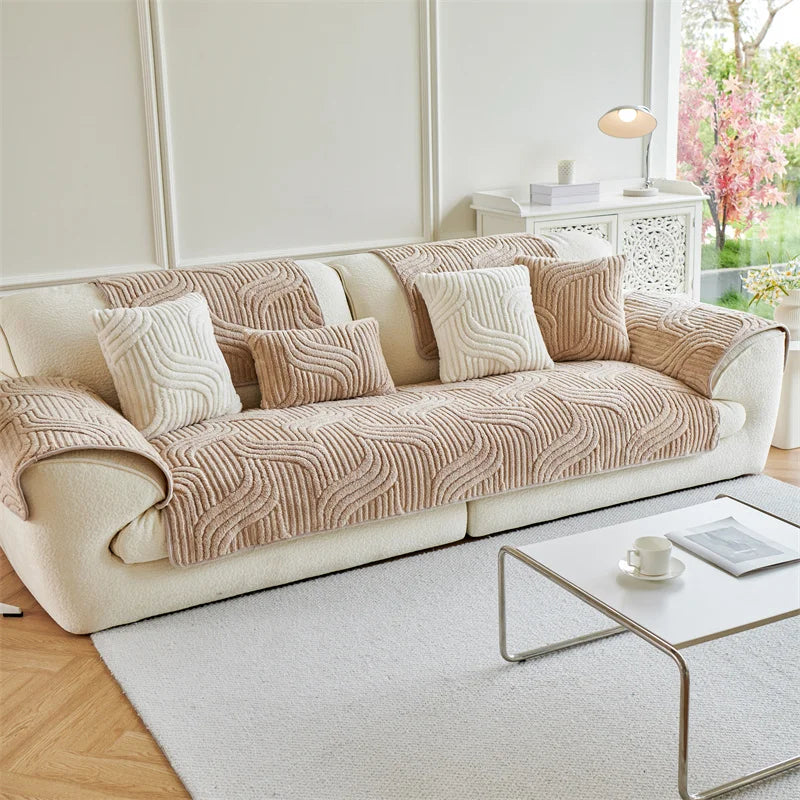 Shu Cotton Velvet Jacquard Sofa Cushion Winter