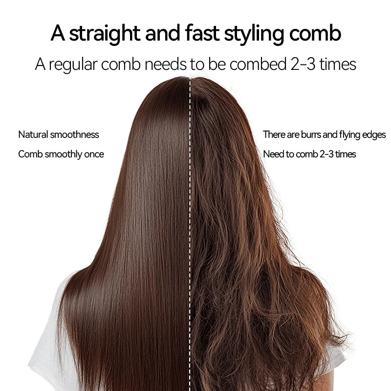 KSKIN Hair Straightener 2 in 1 Mini Brush Multifunctional