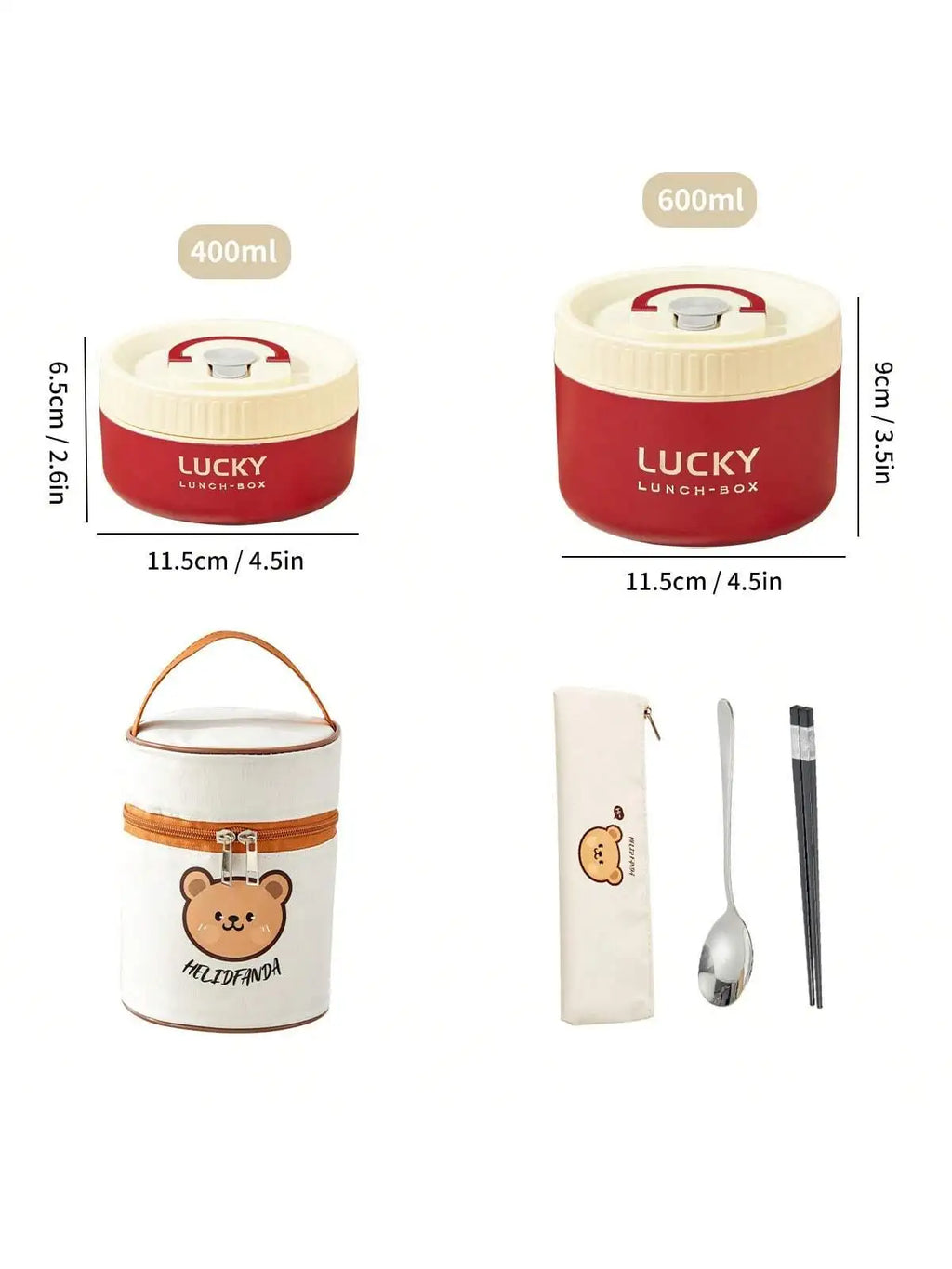 Portable Insulated Lunch Box 304 Stainless Steel