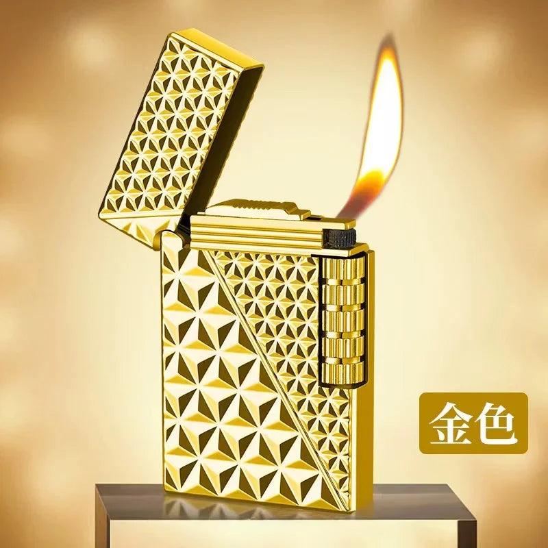 Metal Love Double Flame Gas Lighter