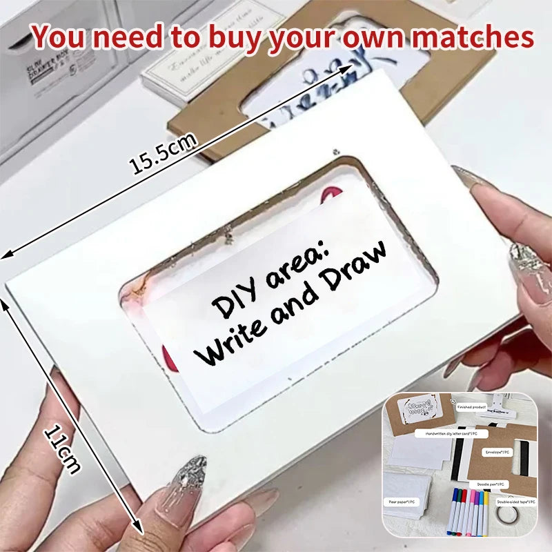 Flame Burning Greeting Card