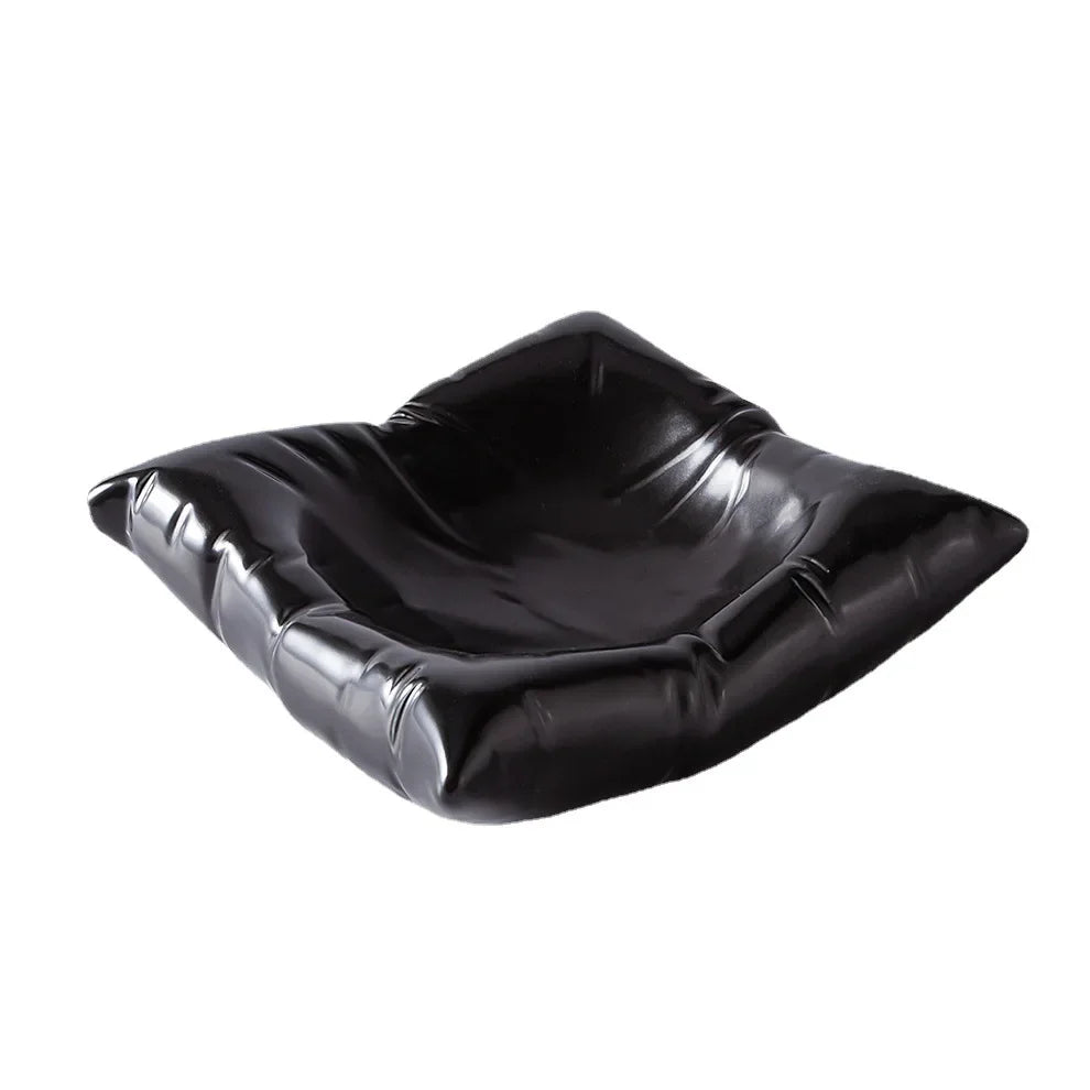 creative white high-end hotel square plate