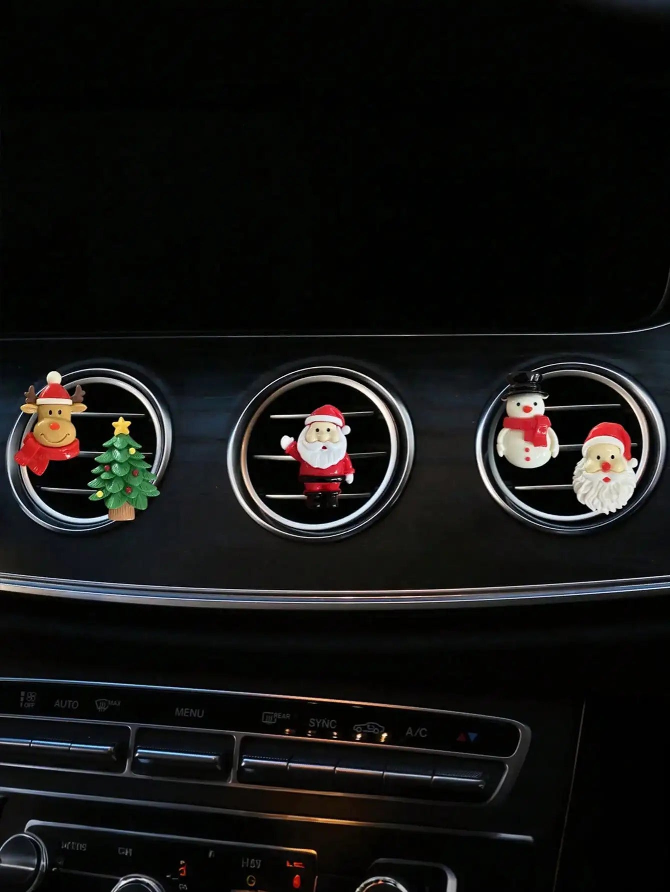 Cute Christmas Car Air Vent Decoration,