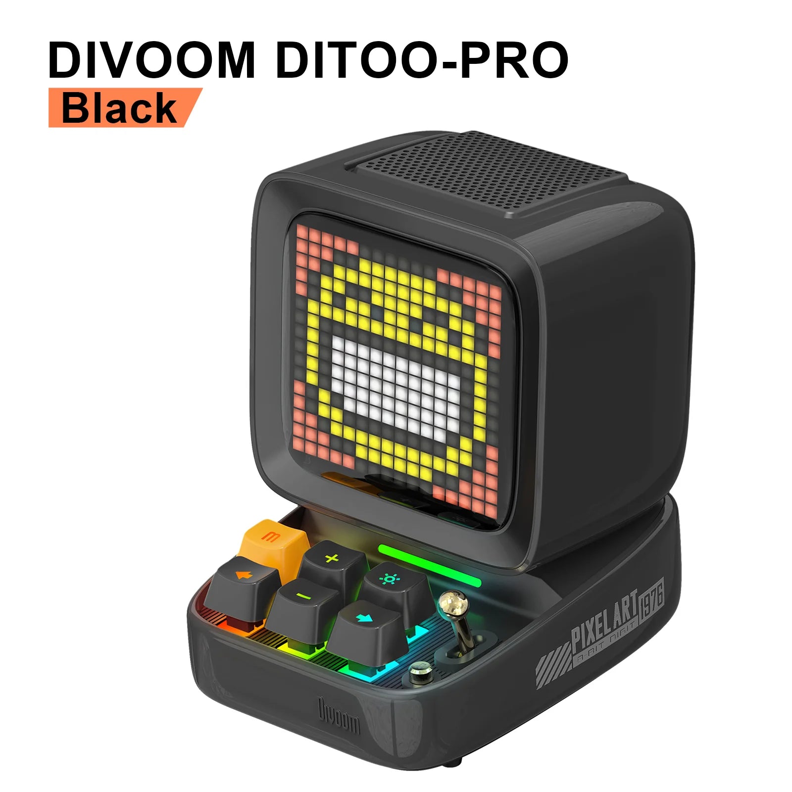 Divoom Retro Pixel Art Bluetooth Portable Speaker Alarm Clock