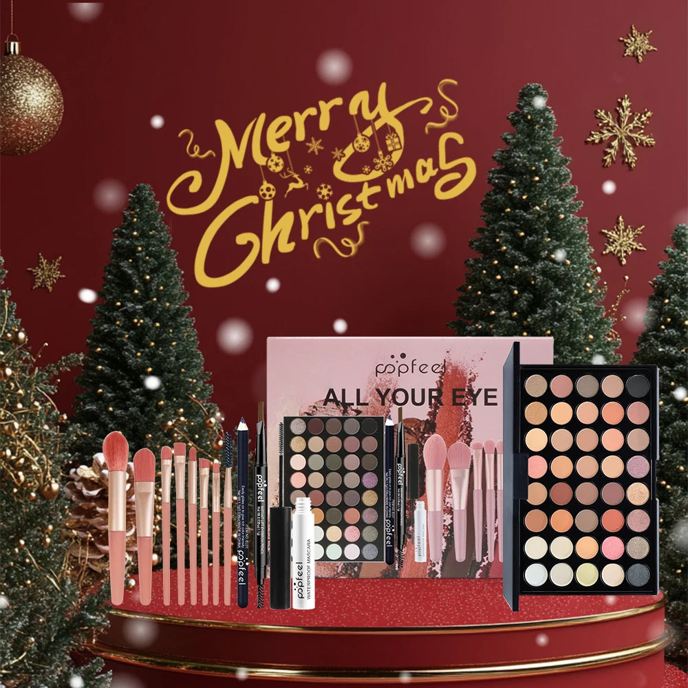 POPFEEL Complete Christmas Makeup Set
