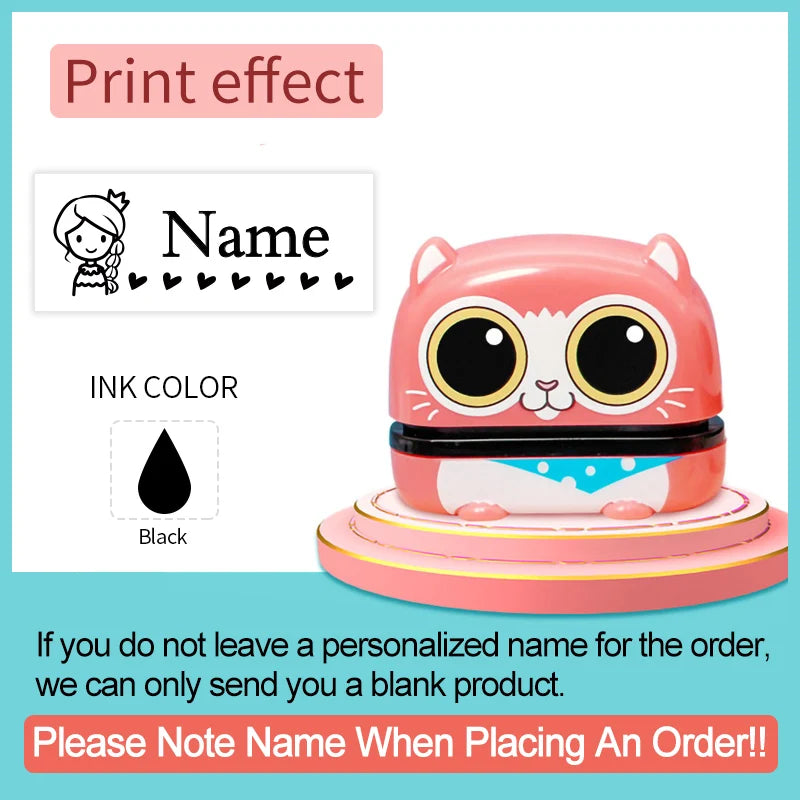 ‌Personalized Baby Name Stamp Set