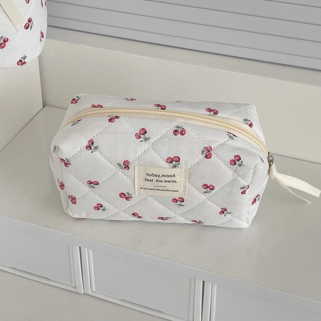 Cherry Makeup Bag Women's