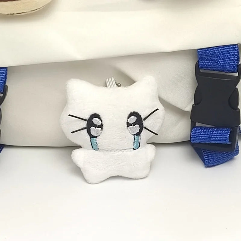 1-20PCS Cute Headphones Kitten keychain