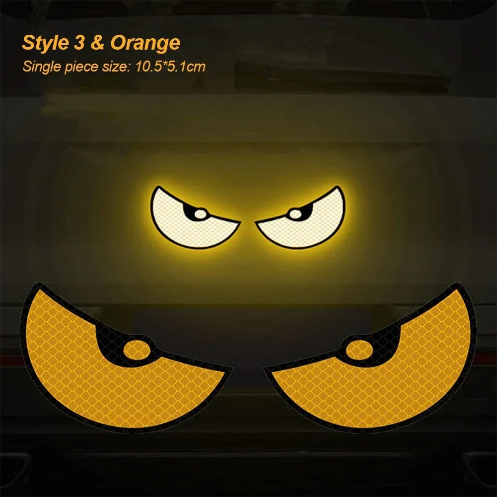 2pcs Car Reflective Safety Warning Tape