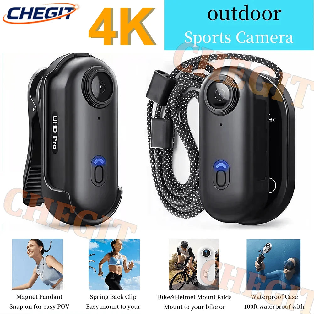 4K WiFi HD POV Magnetic Mini Action Camera