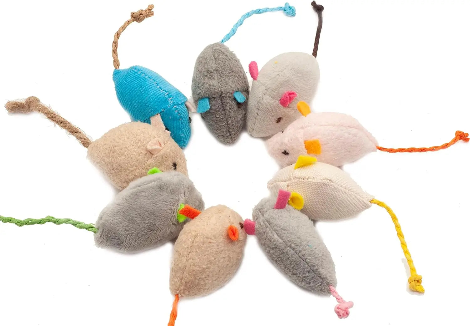 3/200pcs Rattle Cat Mouse Toys