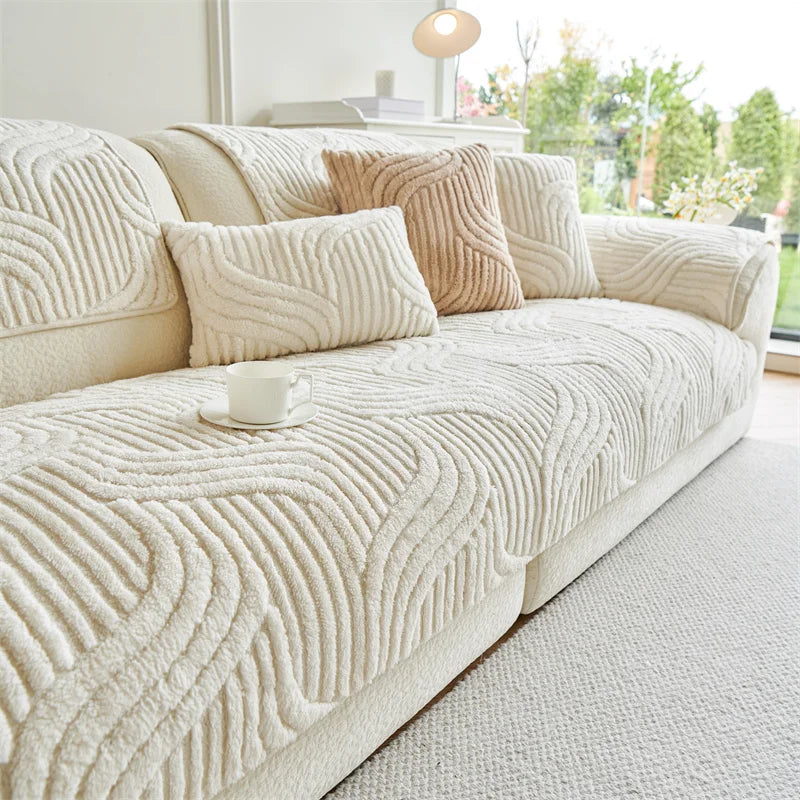 Shu Cotton Velvet Jacquard Sofa Cushion Winter