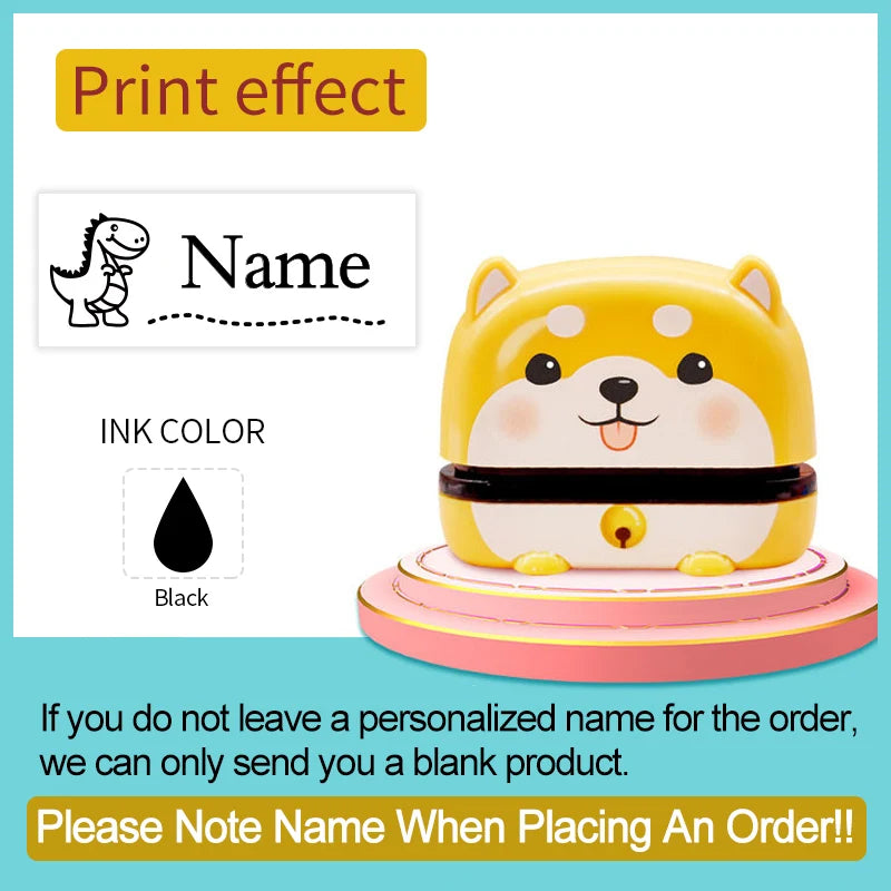 ‌Personalized Baby Name Stamp Set