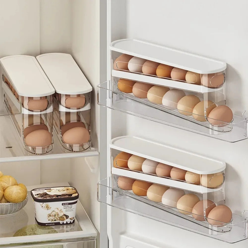 Bilayer Fridge Egg Storage