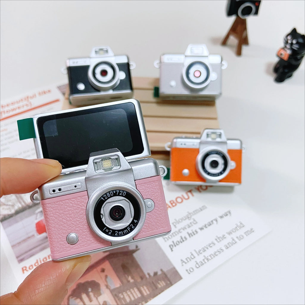Thumb Camera Pink Vintage Flip-Screen Selfie