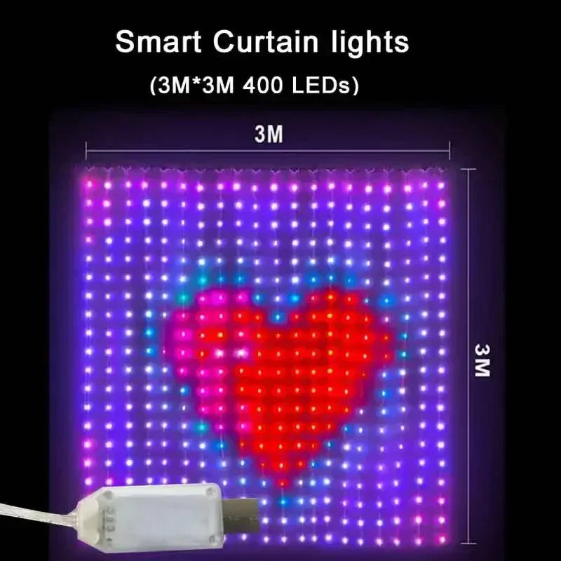 USB Led Smart Curtain Light