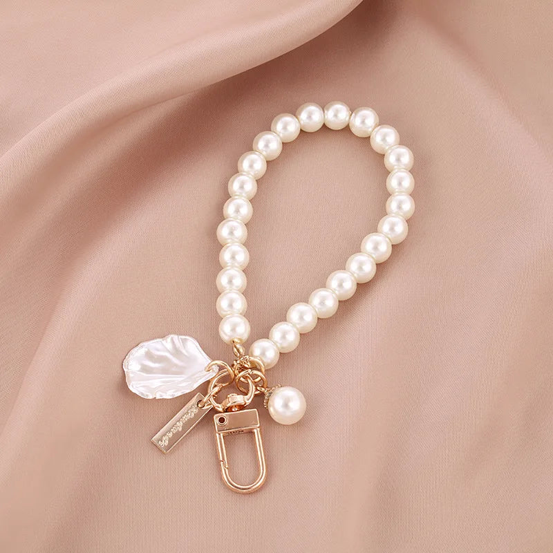 Cute Pearl Keychain
