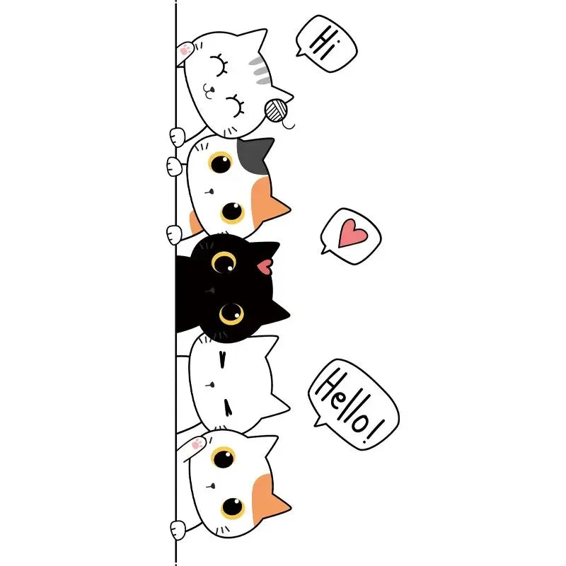 1pc Kitten Door Sticker