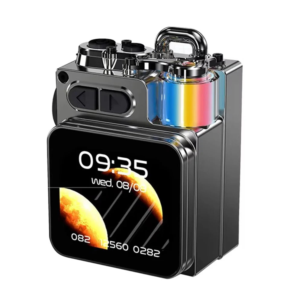 LED Display Screen RGB Desktop Subwoofer Wireless Loudspeaker