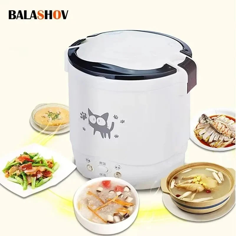 Electric Mini Rice Cooker Portable