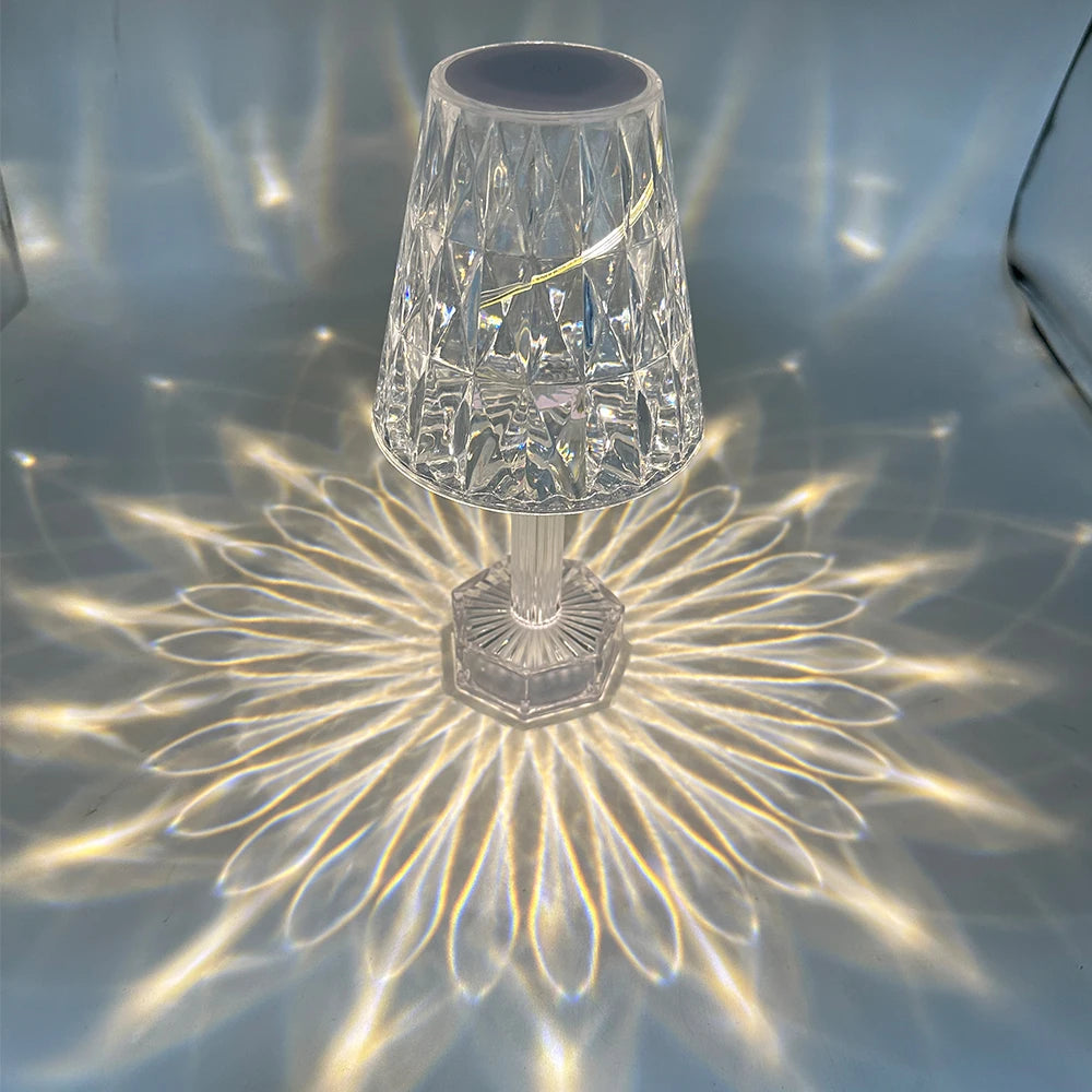 Diamond Crystal Projection Night Lights