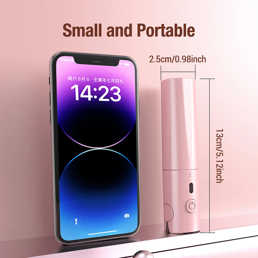 Portable Hair Straightener Mini Curling Iron Women