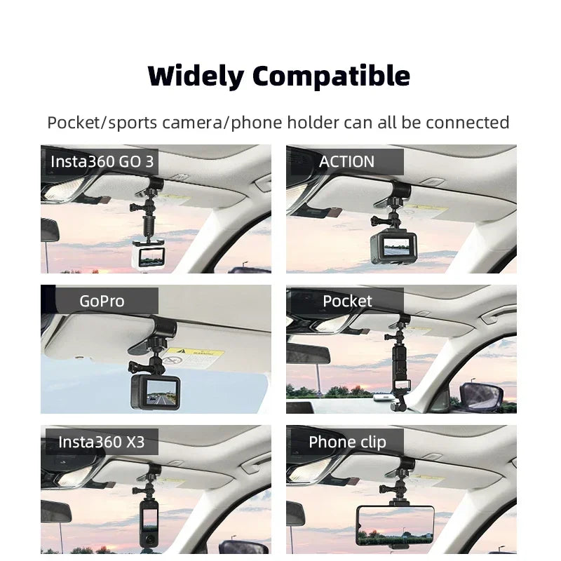 Car Sun Visor Mount Bracket VLOG Holder