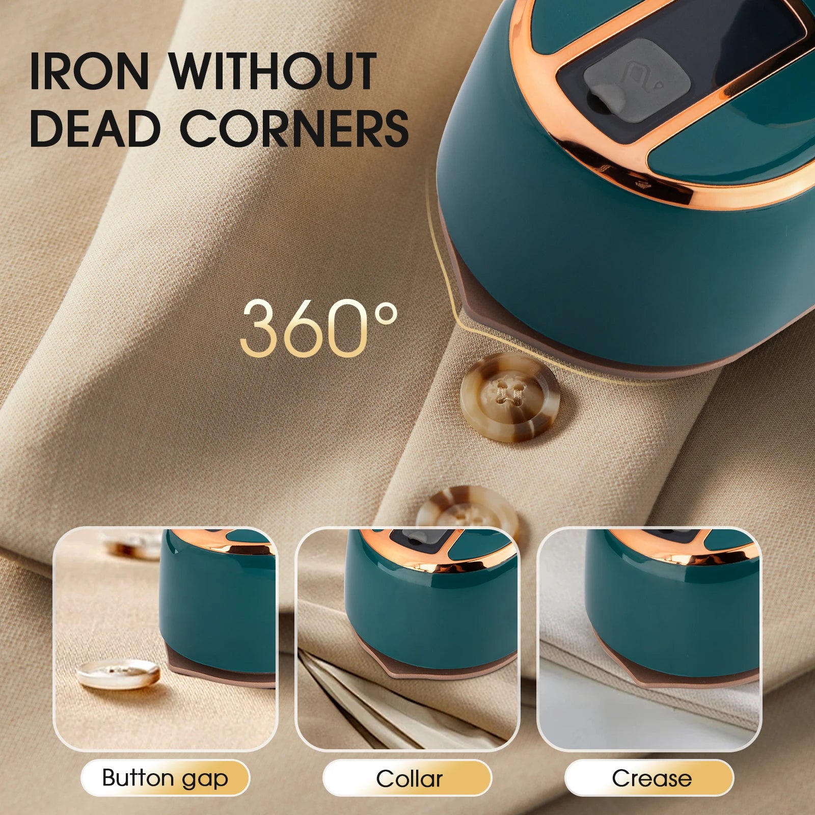 Handheld ironing machine (with steam brush)