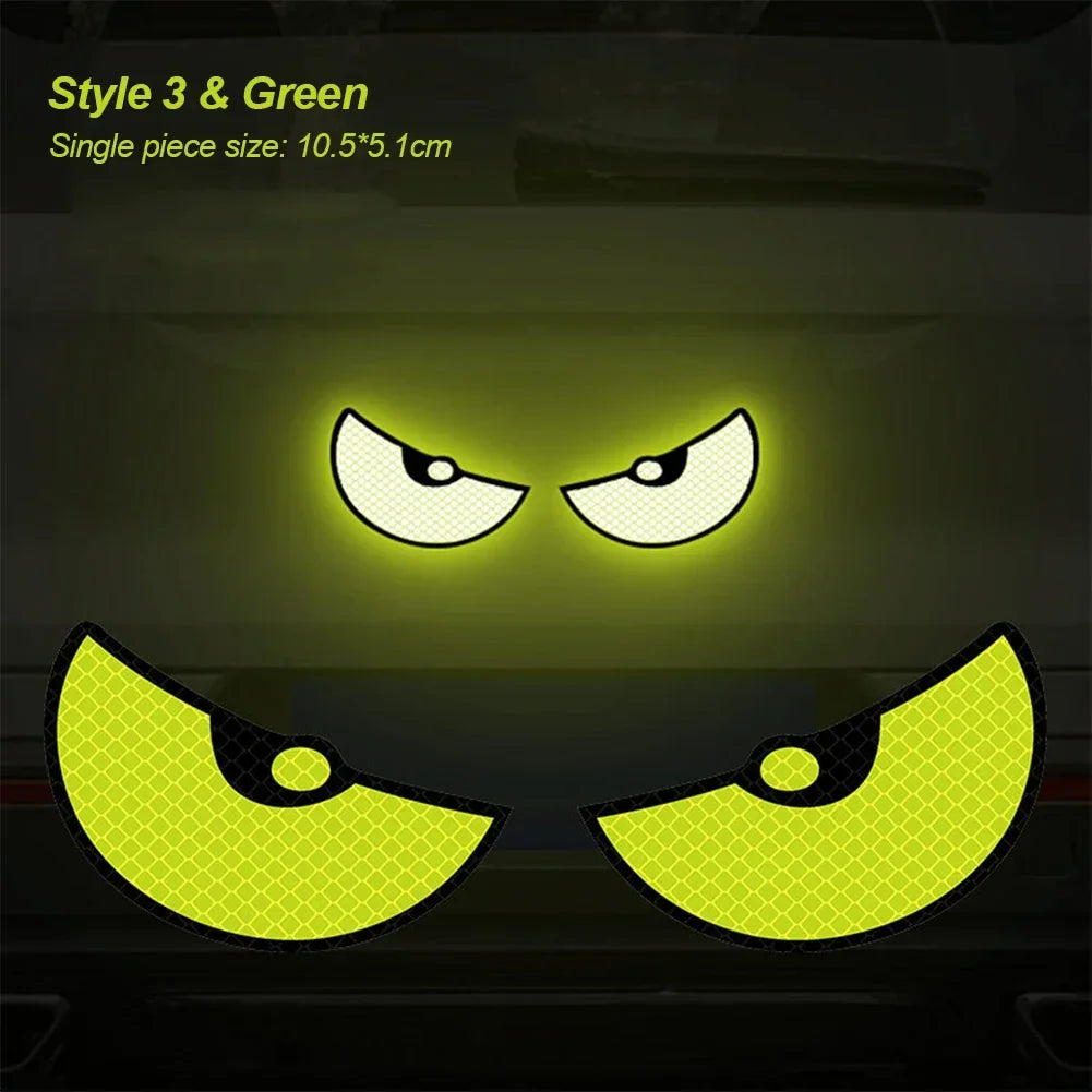 2pcs Car Reflective Safety Warning Tape