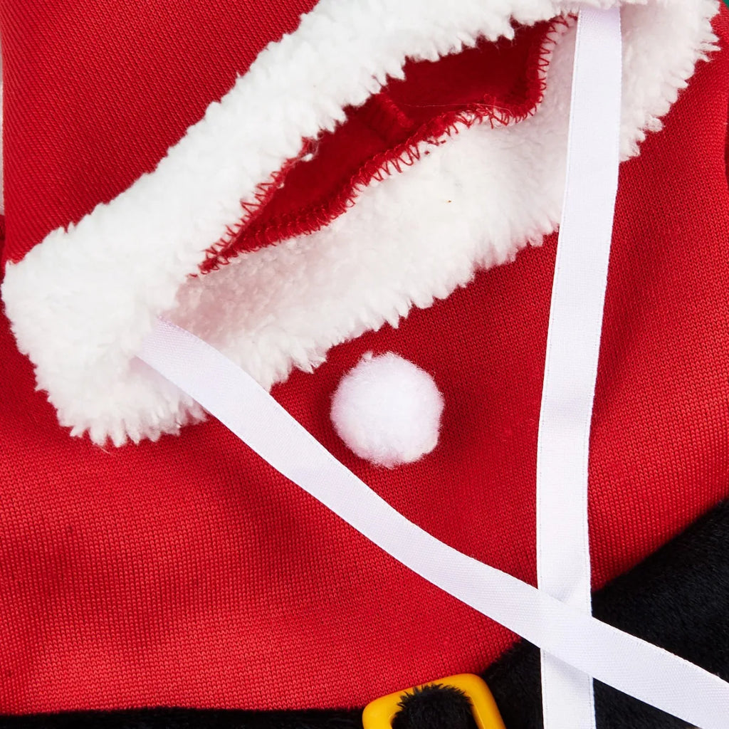 Christmas Dog Santa Costume Outfit