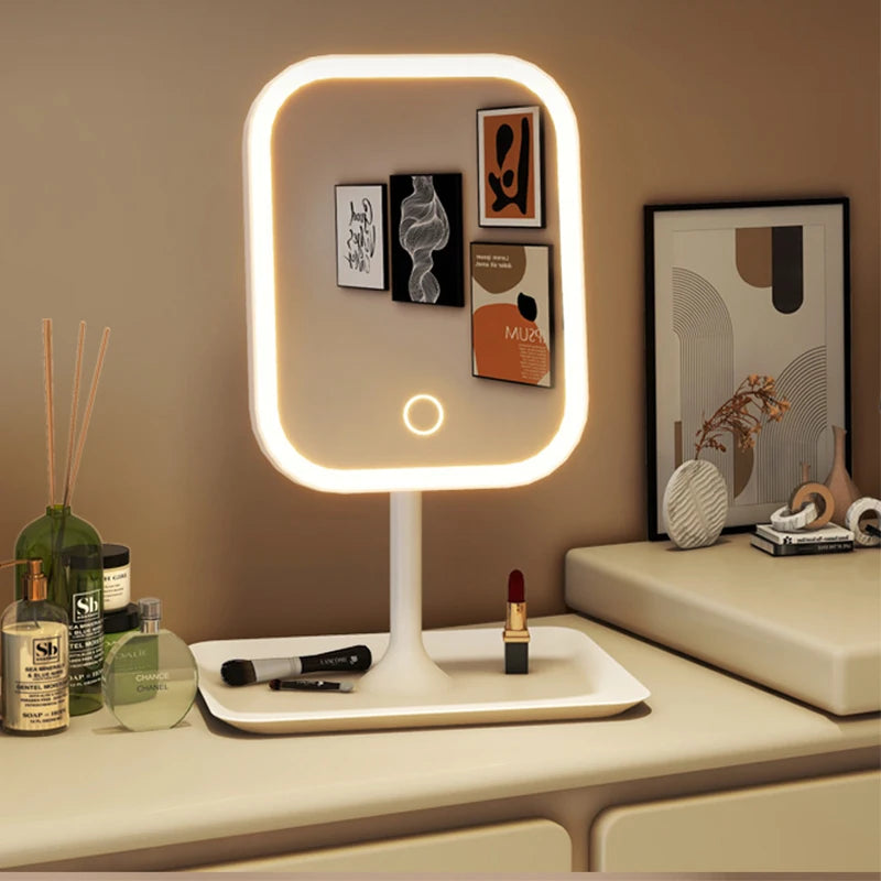 Niche Modern Desktop Vanity Mirror 3 Color Light LED