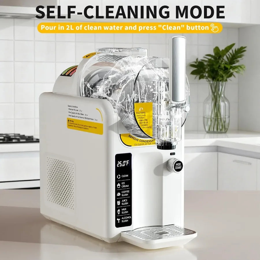 2 IN1 Ice Cream Maker Slushie Machine for Home