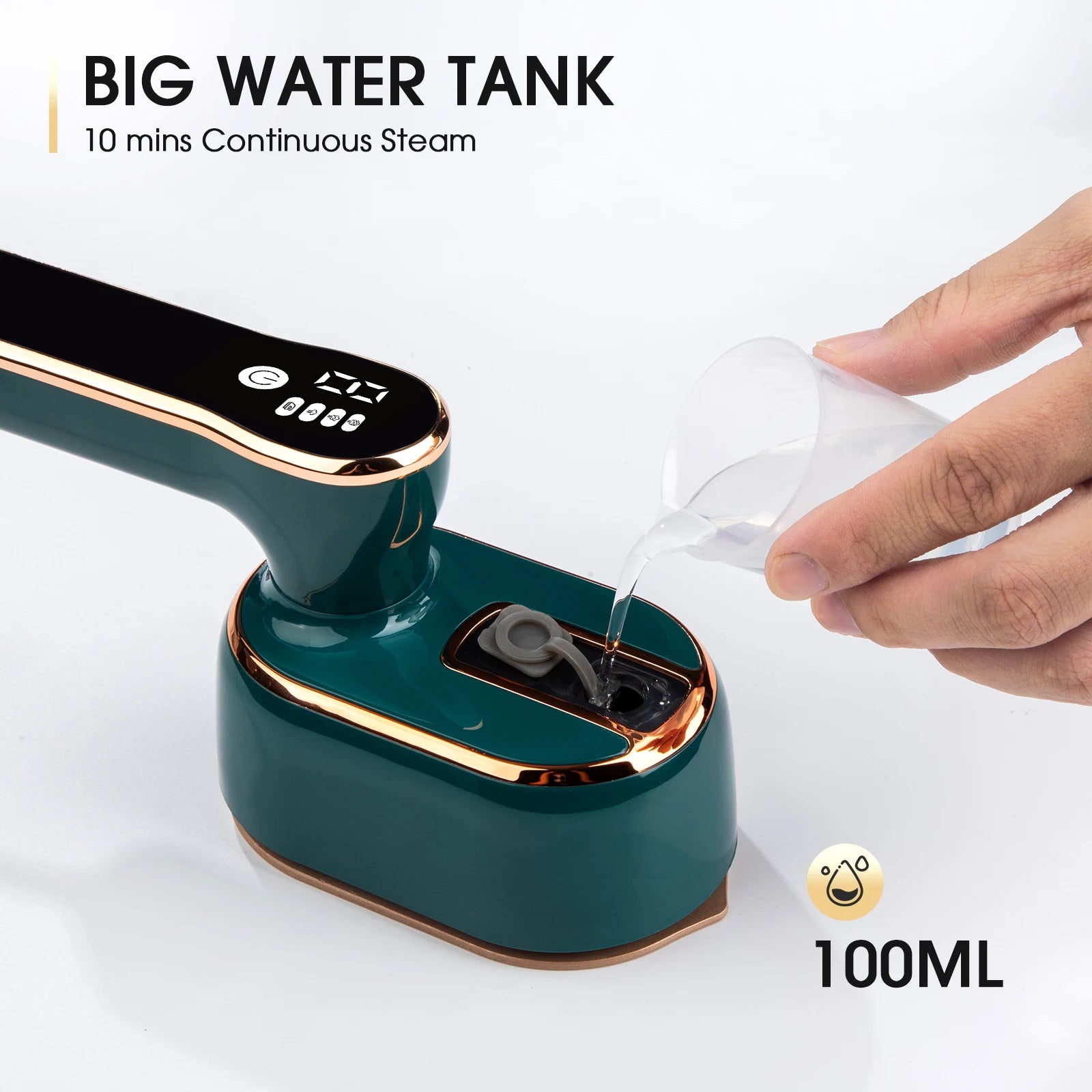 Handheld ironing machine (with steam brush)