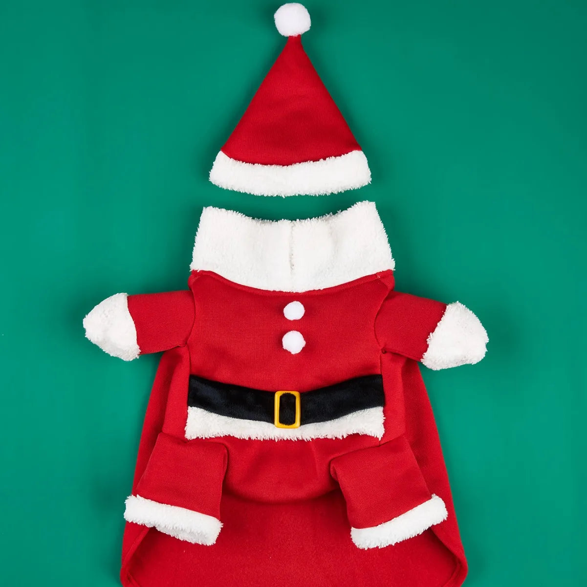 Christmas Dog Santa Costume Outfit