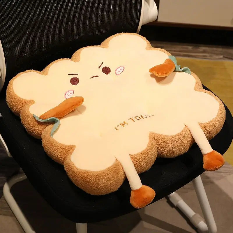 Simulation Bread Toast Cushion